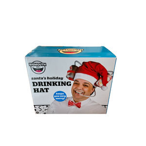 Santa Drinking Hat - Perfect Prank Gift - New in Box -Arrives by 12/24